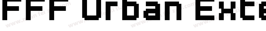 FFF Urban Extended字体转换